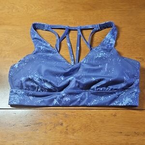 All In Motion, Purple Smoke, Strappy Sports Bra